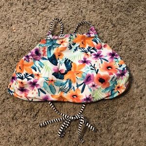 Reversible swim top